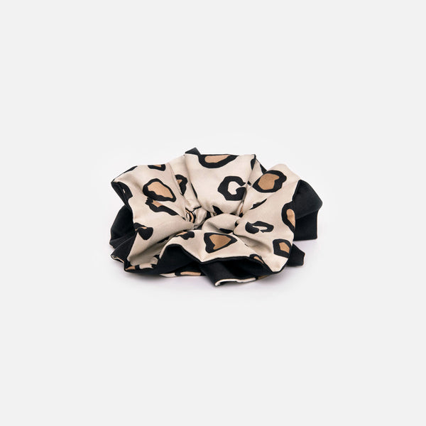 Pet accessories | Scrunchie | Dogily Tyra Scrunchie Black Leopard